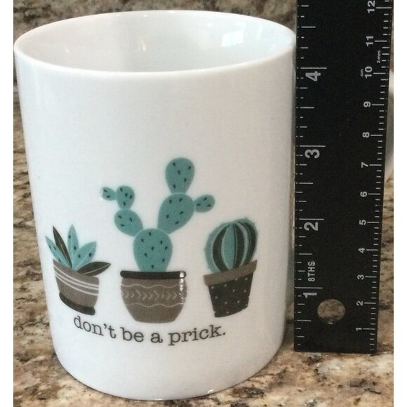 10 Strawberry Street Ceramic Mug “don’t be a Prick” Dishwasher & Microwave Safe - Picture 9 of 10